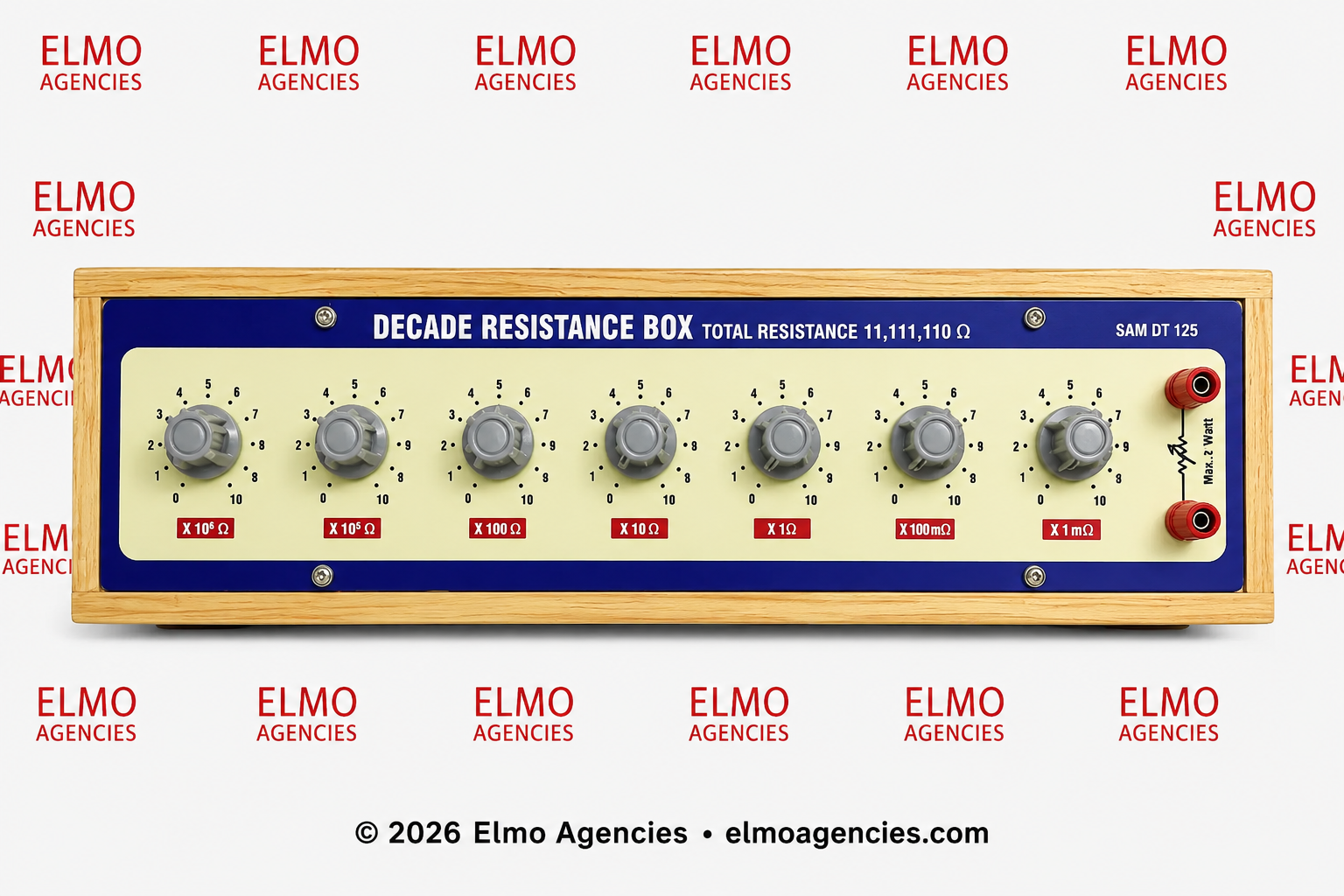 7 Decade Resistance Box