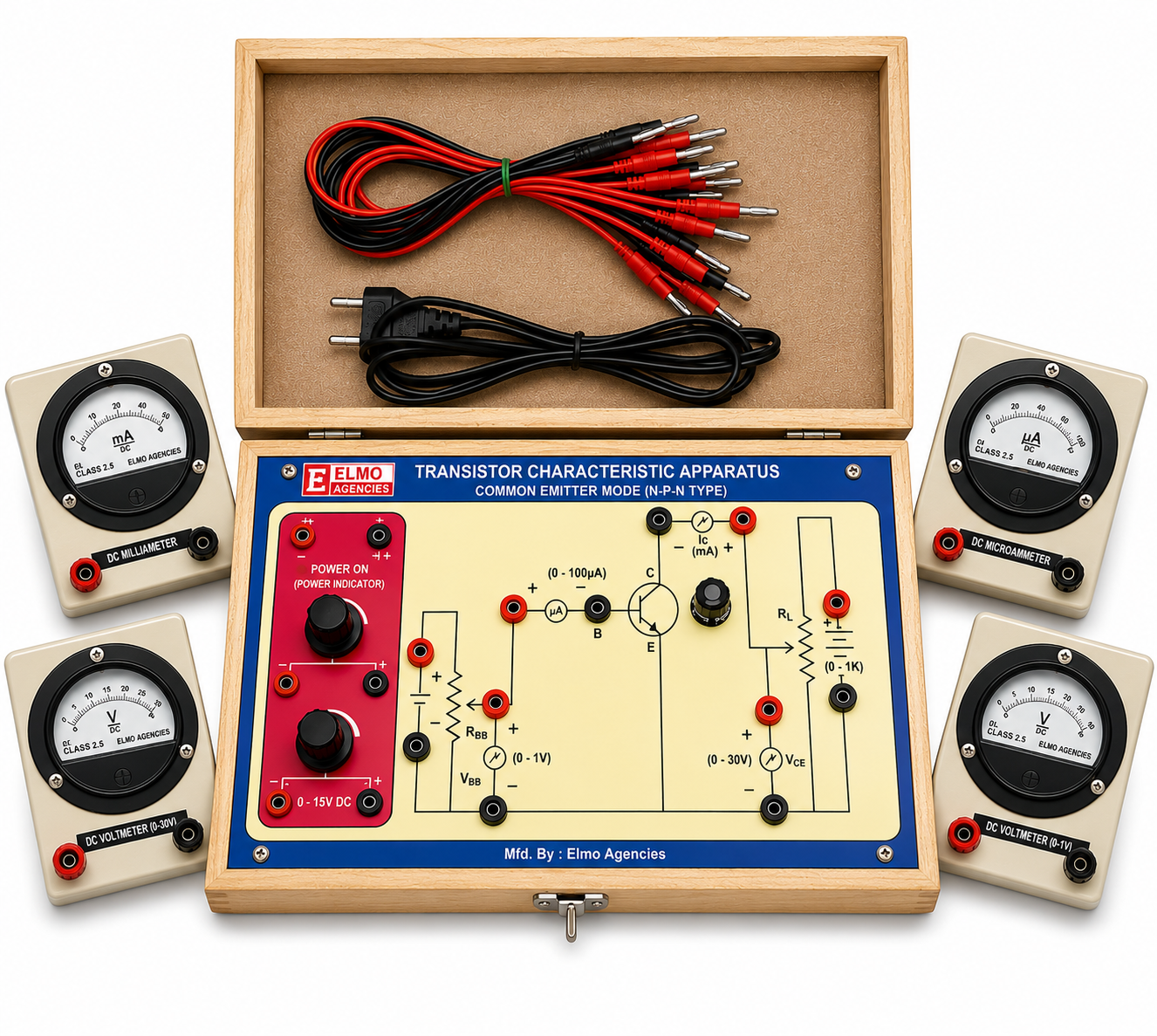 Transistor Characteristics Apparatus (Gujarat Type)