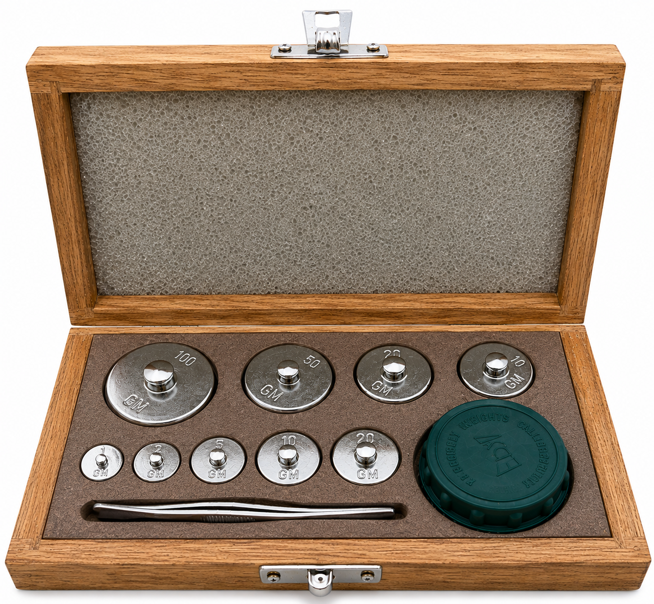 Analytical Weight Box Brass