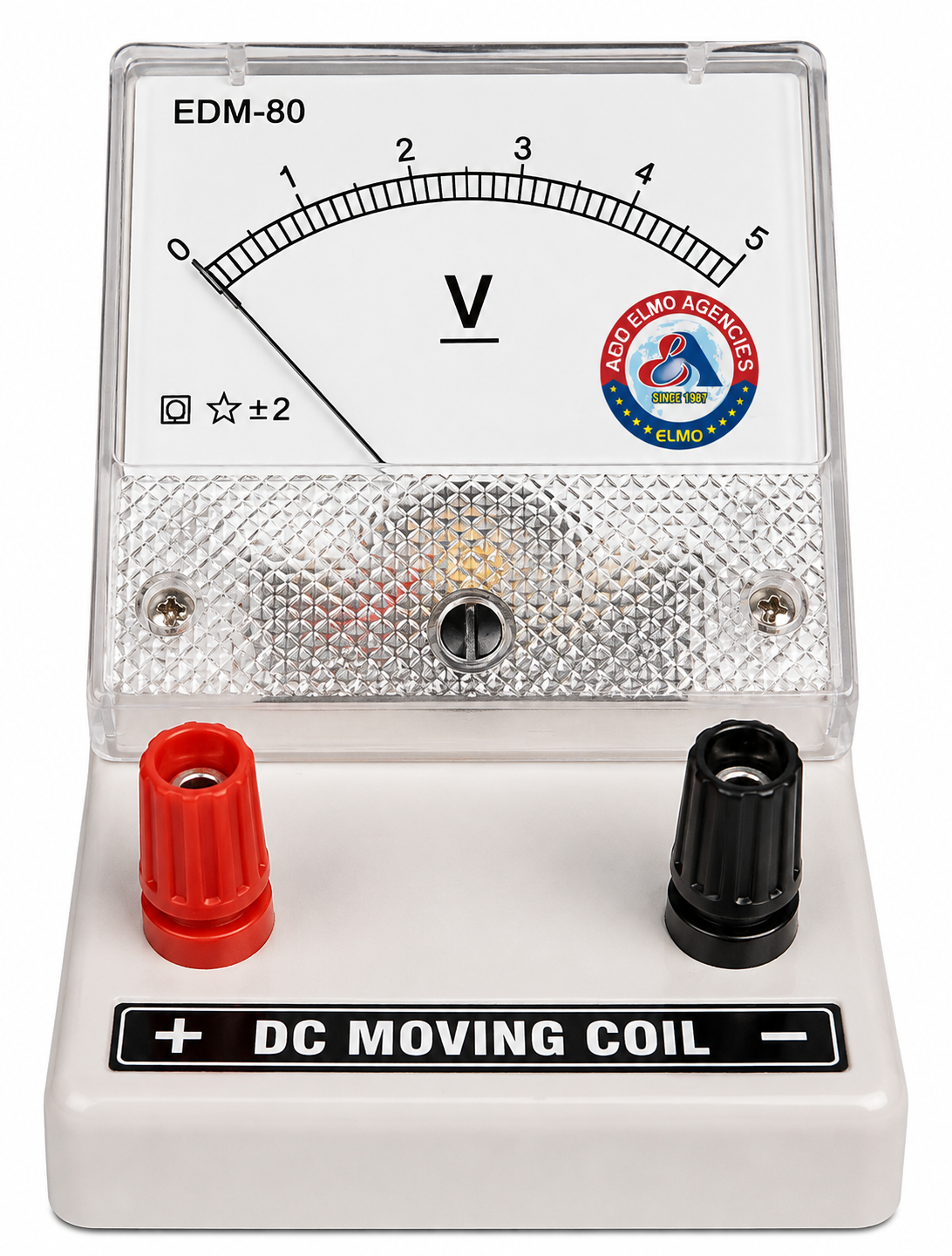 White EDM80 Desk Stand Meter